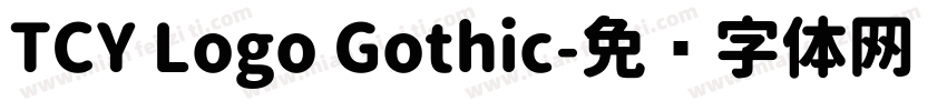 TCY Logo Gothic字体转换